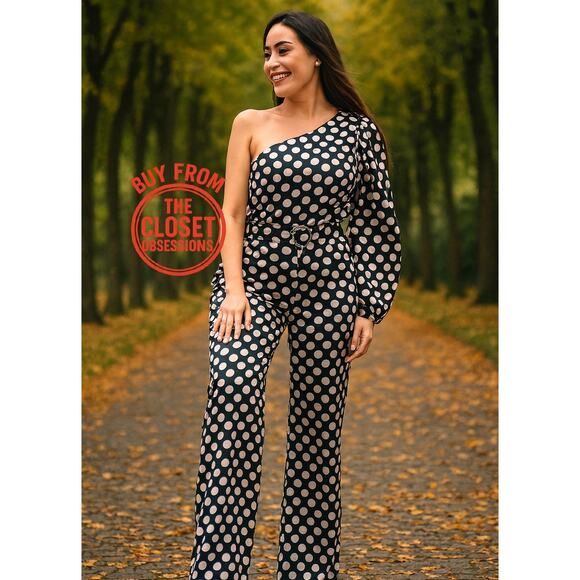 MANGO Asymmetrical Jumpsuit NWT - Picture 8 of 16